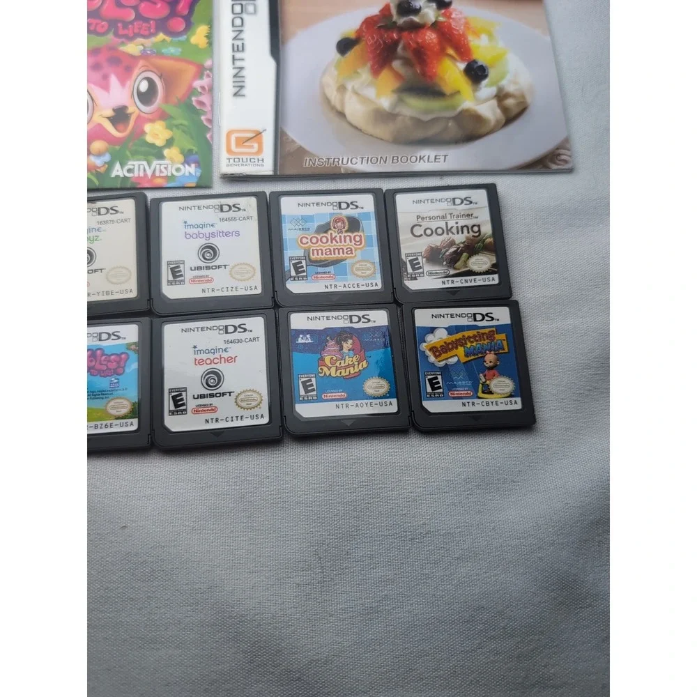 9x Nintendo DS Games Kids Girls Learning Cooking Babysitting Games Puppy Luv...